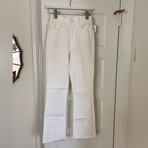 NWT Mother the Hustler Ankle Fray size 25